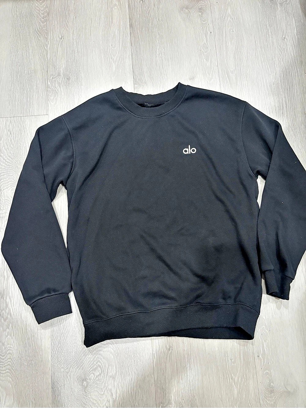 Alo Black Crewneck Sweatshirt